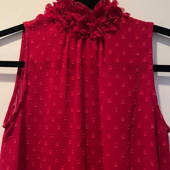 Zara Red Floral Top - Picture 2 of 4